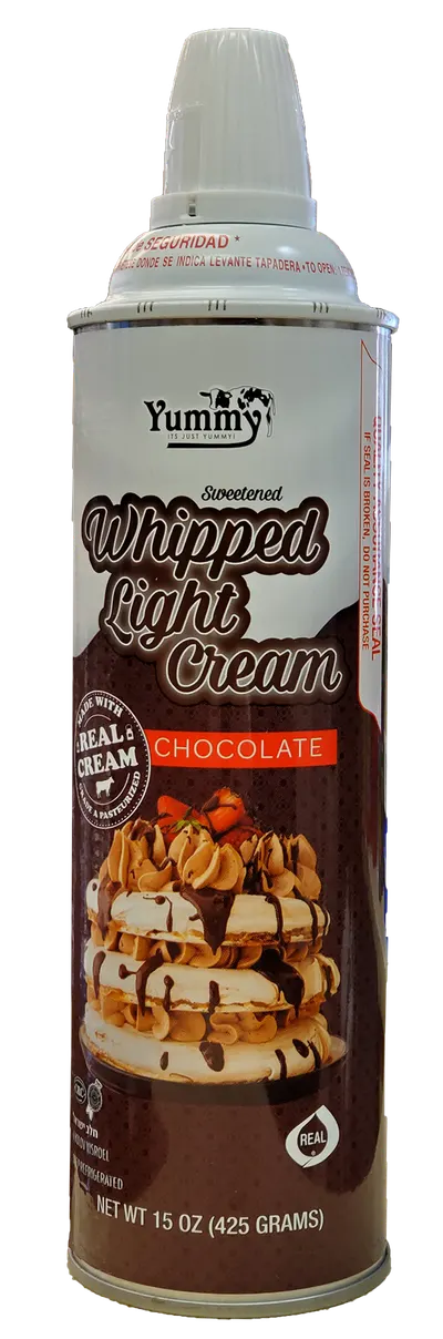Chocolate Whipped Light Cream