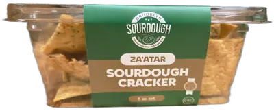 Zatar & Olive Oil Sourdough Crackers (Yeast Free)