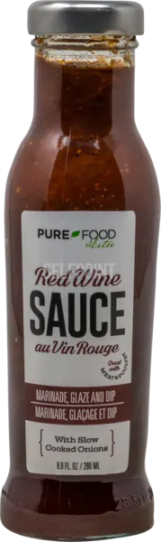 Red Wine Sauce with Slow Cooked Onions