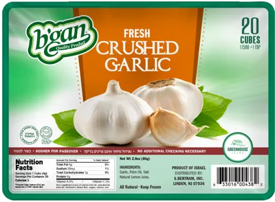 Crushed Garlic 20 Cubes