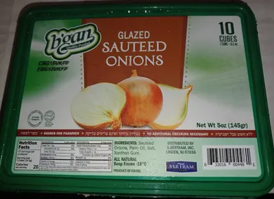 Glazed Sauteed Onions Cubes (KFP) 10 ct