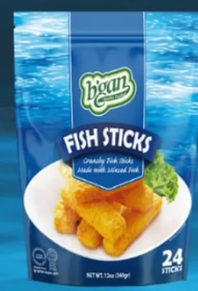 Breaded Crunchy Fish Sticks 24 pcs