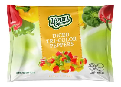 Diced Tri-Color Peppers