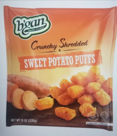 Crunchy Shredded Sweet Potato Puffs