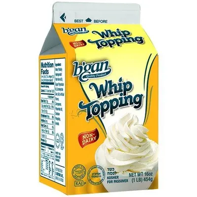 Non Dairy Whip Topping