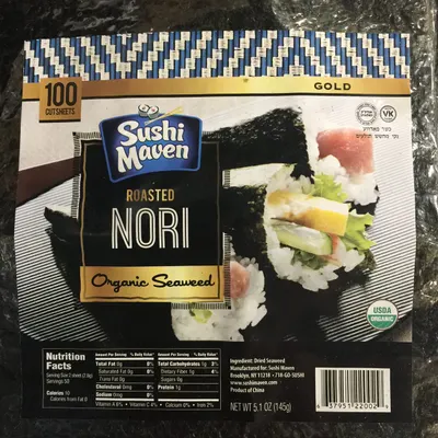 Roasted Nori Sheets Gold Cut
