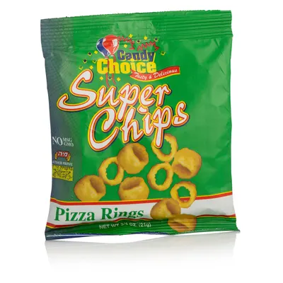 Pizza Rings Flavored Super Chips Potato Snack