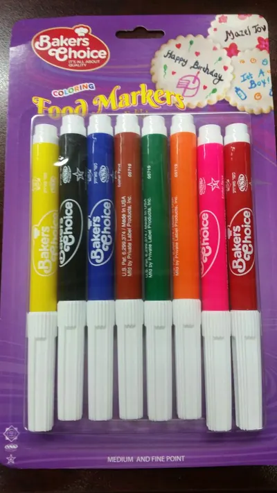 Food Markers Edible 8 ct