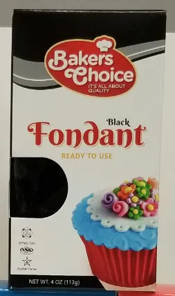 Black Fondant Ready to Use