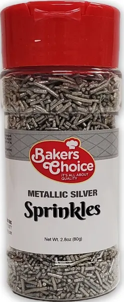 Metallic Silver Sprinkels