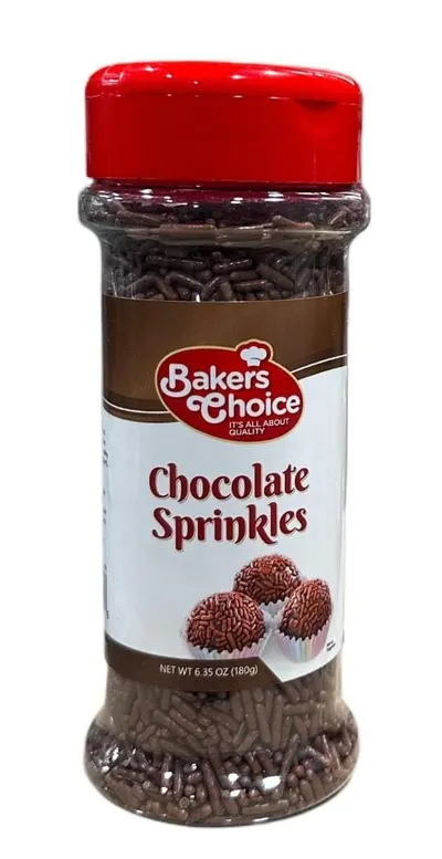 Bakers Choice,Kp Chocolate Sprinkles,6.35 oz