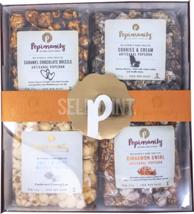 Popcorn Gift Box 4 pk