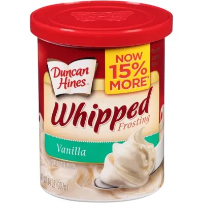 Vanilla Flavored Whipped Frosting