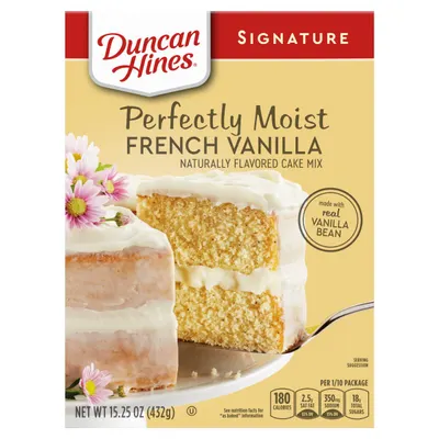 Signature French Vanilla Flavored Cake Mix