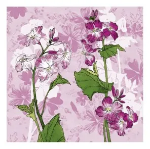 Flower #17 Lunch Napkins