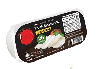 Fresh Mozzarella Thin Sliced Cheese