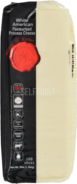 White American Cheese Slices 108 ct (kfp)