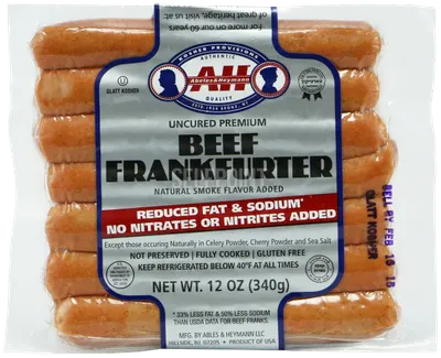 Uncured Beef Hot Dogs