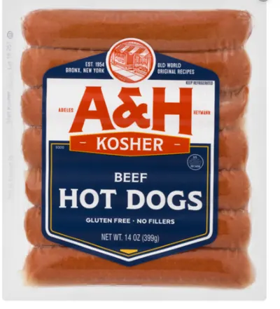 Kosher Beef Hot Dogs