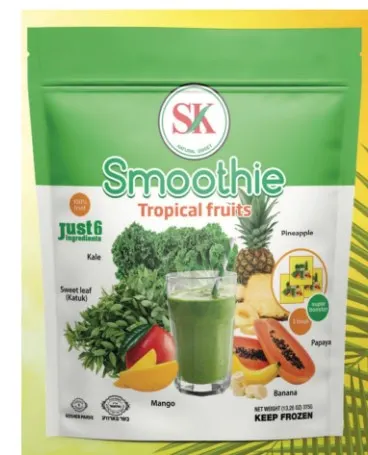 100% Tropical Fruits Smoothie
