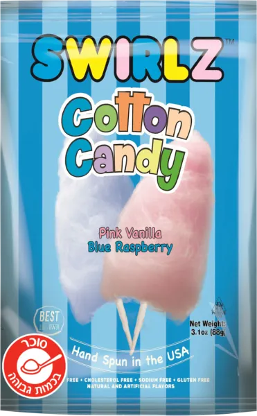 Cotton Candy Pink Vanilla Blue Raspberry