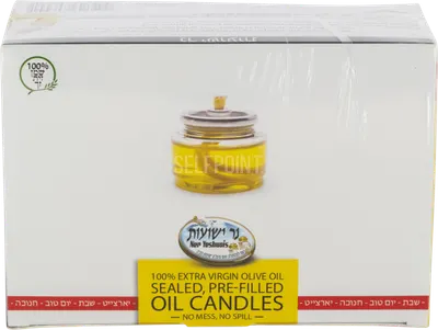 Oil Candles 100% Olive Oil 3.5 Hours