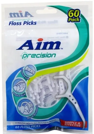 Precision Floss Picks with Fluoridex Thread