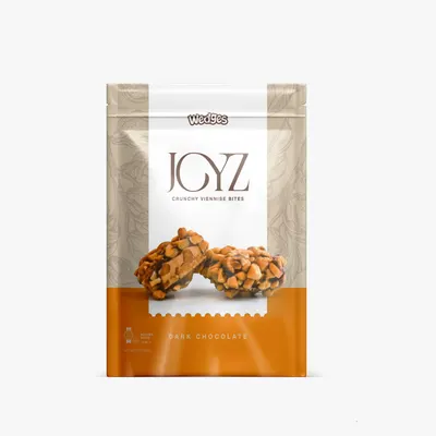 Joyz Crunchy Viennese Bites Dark Chocolate