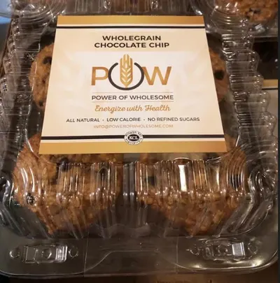 Pow Whole Grain Chocolate Chip Muffins 4Pk