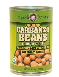 Organic Garbanzo Beans No Salt Added