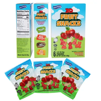 3D Fruit Snacks