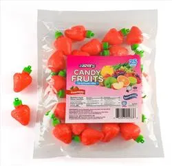 Strawberry Powder Fruit Shapes 25 pk