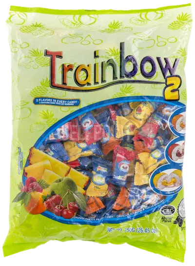 Crunch Chewy Filled Candy 2 Flavor in Every Candy