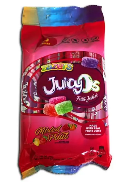 Juicyos Mixed Fruit Jellies 4 pk