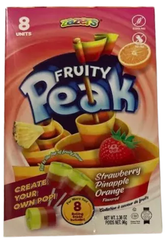 Fruity Peak Strawberry, Pineapple & Orange 8 ct