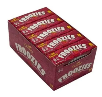 Froozies Center Filled Strawberry Flavored Chewy Candies 8 ct