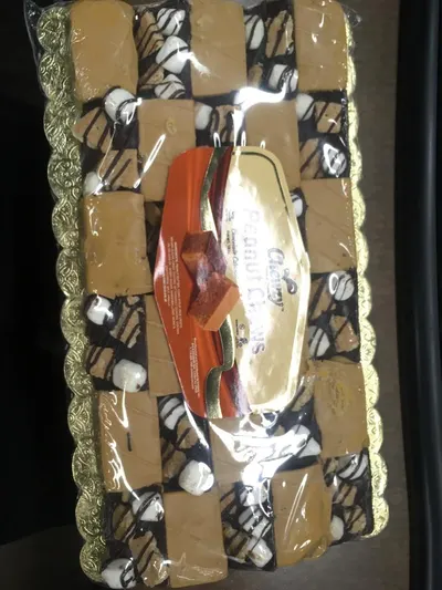 Peanut Chews Chocolate Bark