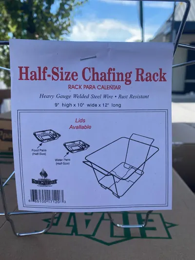 ? Wire Chafing Rack Half Size