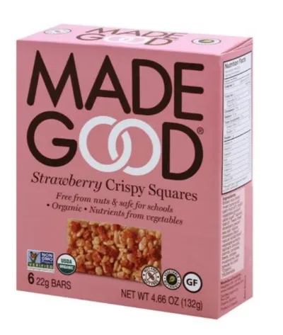 Strawberry Crispy Squares 6 ct
