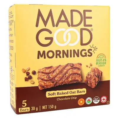 Chocolate Chip Soft Baked Oat Bars 5 ct