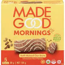 Cinnamon Flavor Soft Baked Oat Bars 5 ct