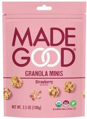 Organic Strawberry Granola Bites