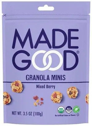 Organic Minis Mixed Berry Granola