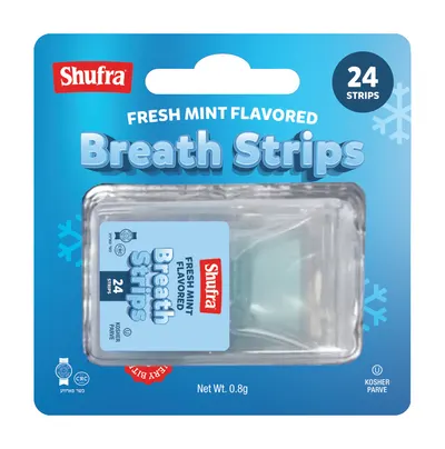 Fresh Mint Flavored Breath Strips 24 ct