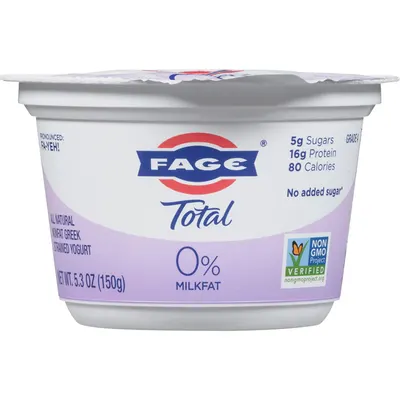 Total 0% Milk Fat Greek Yogurt