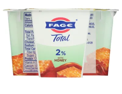 Total 2% Lowfat Greek Strained Yogurt With Honey