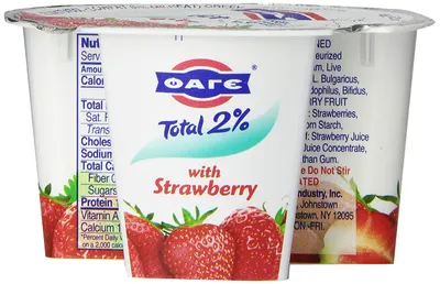 Total 2% With Strawberry Lowfat Greek Strained Yogurt