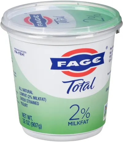 Total 2% Milk Fat Greek Strained Yogurt
