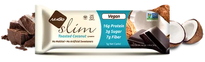Slim Toasted Coconut Vegan Protein Bar