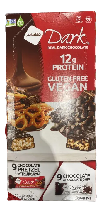 Dark Chocolate Pretzel & Chocolate Chip Bars 18 pk